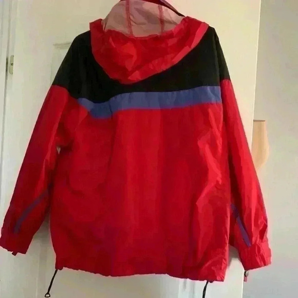 Columbia vintage women rain jacket with hoodie. Fall season  start - Picture 5 of 6
